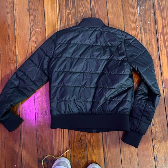 LuluLemon Extra Small Black Bomber Jacket - Picture 3 of 3